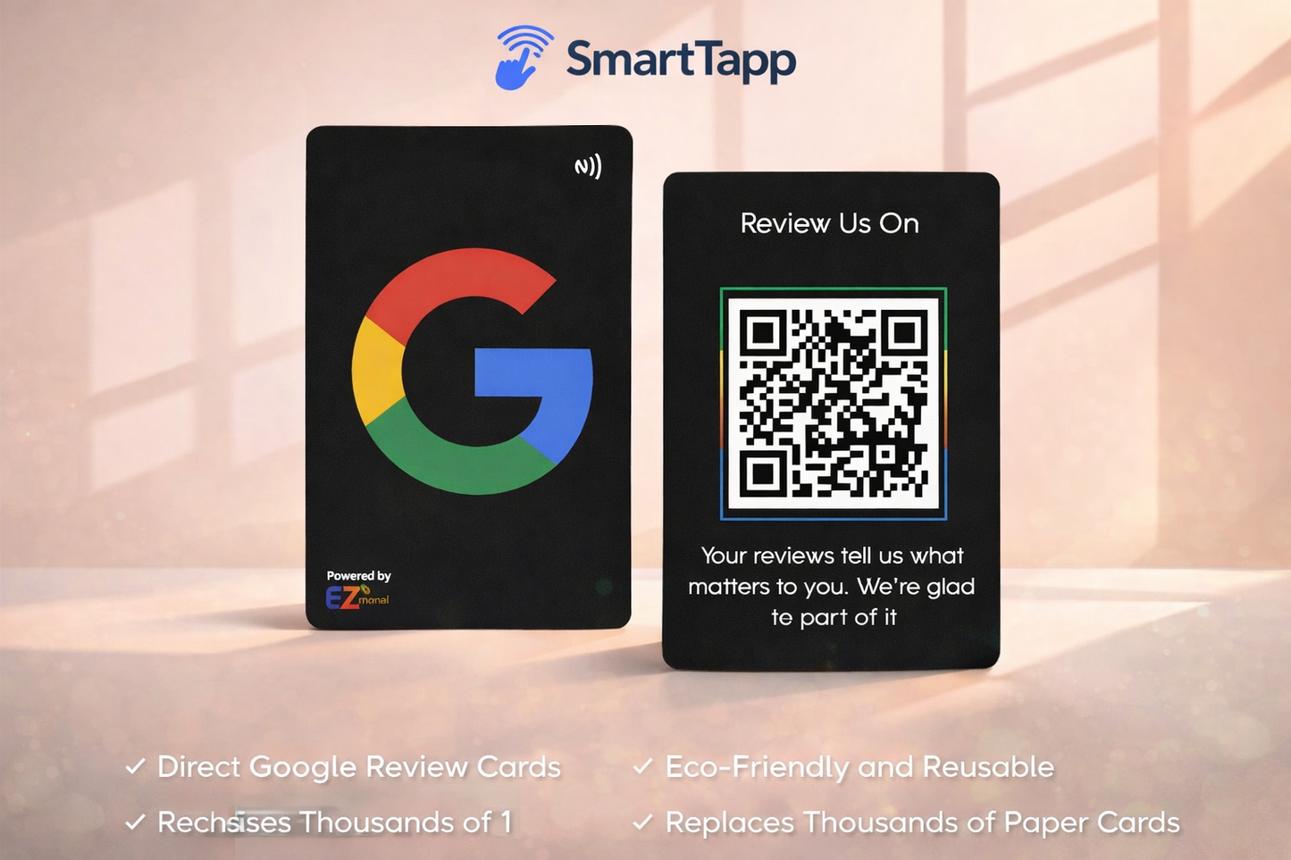 Direct Google review Cards